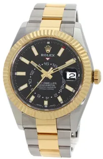 Rolex Sky-Dweller 326933 (TWO-TONE) 42mm Stainless steel Black