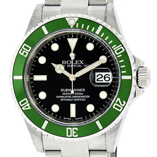 Rolex Submariner Stainless steel Black