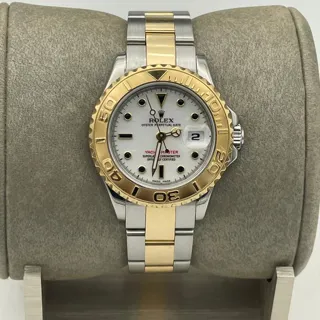 Rolex Yacht-Master 169623 29mm Yellow gold and Stainless steel White