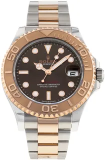 Rolex Yacht-Master 37 268621 Rose gold and Stainless steel Brown