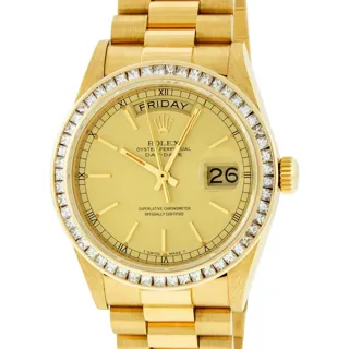 Rolex Day-Date "President" 36mm 18k yellow gold Champagne