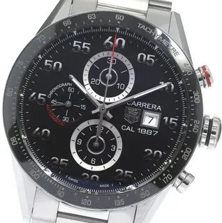 TAG Heuer Carrera Calibre 1887 CAR2A10-1 44mm Stainless steel Black