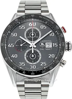 TAG Heuer Carrera CAR2A11.BA0799 43mm Ceramic and Stainless steel Black