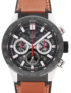 TAG Heuer Carrera CBG2010.FT6144 43mm Ceramic and Stainless steel Skeletonized