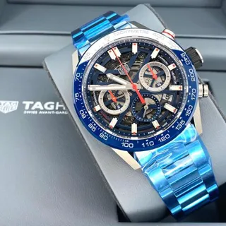 TAG Heuer Carrera CBG2011.BA0662 43mm Ceramic and Stainless steel Skeletonized