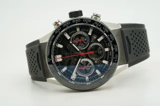 TAG Heuer Carrera Calibre Heuer 02 CBG2010.FT6143 Ceramic and Stainless steel Skeletonized