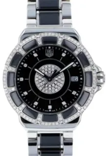 TAG Heuer Formula 1 WAH1219.BA0859 37mm Ceramic and Stainless steel Black