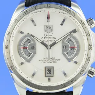 TAG Heuer Grand Carrera CAV511B 43mm Stainless steel Silver