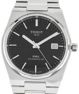 Tissot PRX Powermatic 80 T1374071105100 Stainless steel Black