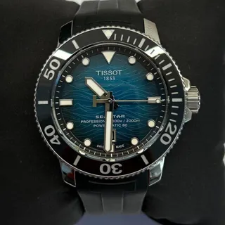 Tissot Seastar T120.607.11.041.00 46mm Stainless steel Black