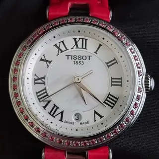 Tissot T-Lady T126.010.66.113.00 26mm Stainless steel White