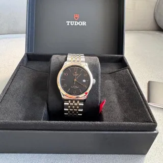 Tudor 1926 M91551-0003 39mm Yellow gold and Stainless steel Black