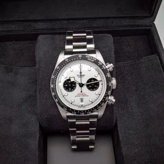 Tudor Black Bay Chrono M79360N-0002 ( BAY  ) 41mm Stainless steel White