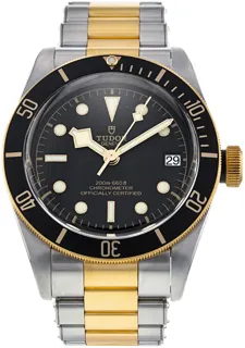 Tudor Black Bay M79733N-0008 41mm Yellow gold and Stainless steel Black