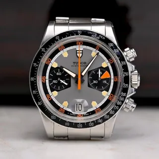 Tudor Montecarlo 7031/0 40mm Stainless steel Black