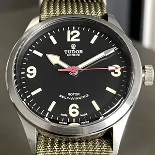 Tudor Ranger 79910 41mm Stainless steel Black