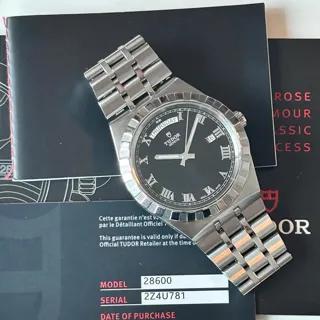 Tudor Royal 28600-0003 41mm Stainless steel Black