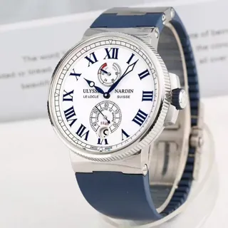 Ulysse Nardin Marine 1183-122-3/40 45mm Stainless steel White