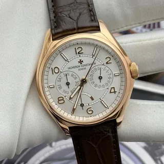 Vacheron Constantin Fiftysix 4400E/000R-B436 40mm Rose gold Silver