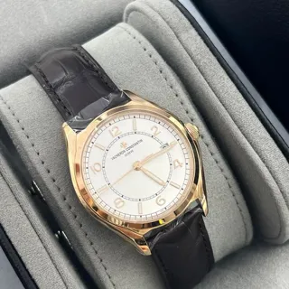 Vacheron Constantin Fiftysix 4600E/000R-B441 40mm Rose gold Silver