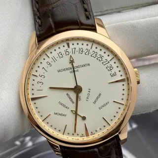 Vacheron Constantin Patrimony 4000U/000R-B110 42.5mm Rose gold Silver