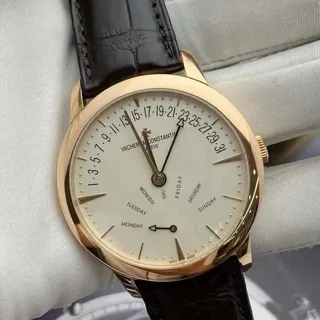 Vacheron Constantin Patrimony 86020/000R-9239 42.5mm Rose gold Silver