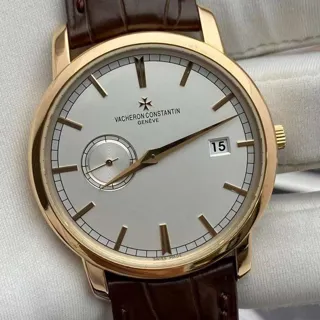 Vacheron Constantin Patrimony 87172 R 38mm Rose gold Silver