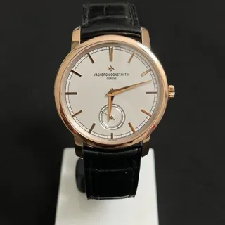 Vacheron Constantin Traditionnelle 82172/000R-9382 38mm Rose gold Silver