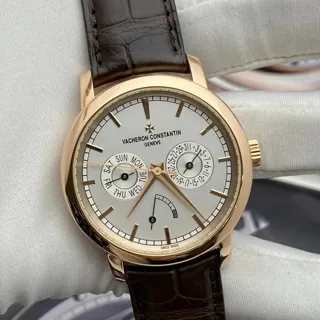 Vacheron Constantin Traditionnelle 85290/000R-9969 39.5mm Rose gold Silver