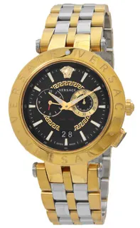 Versace VEBV00519 Stainless steel Black (Greca Pattern)