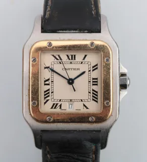 Cartier Santos 187901 Yellow gold and Stainless steel White