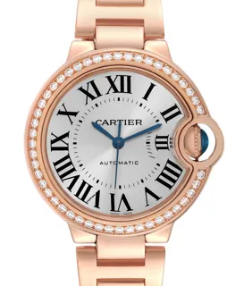 Cartier Ballon Bleu WJBB0036 Rose gold Silver