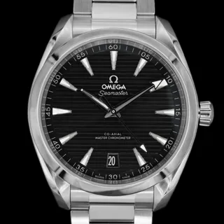 Omega Aqua Terra 220.10.41.21.01.001 41mm Stainless steel Black