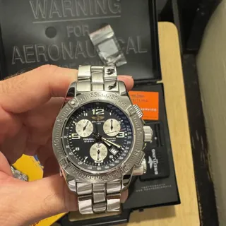 Breitling Emergency A73321 45mm Stainless steel Black