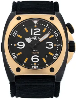 Bell & Ross BR 02 Rose gold Black