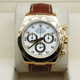 Rolex Daytona 116518 Yellow gold White