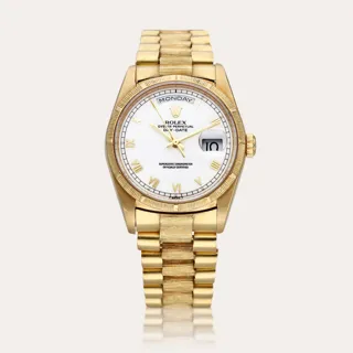 Rolex Day-Date 36 18248 36mm Yellow gold White