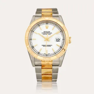 Rolex Datejust Turn-O-Graph 16263 36mm Stainless steel and 18k yellow gold White