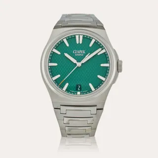 Czapek & Cie Antarctique Passage de Drake 40.5mm Stainless steel Green