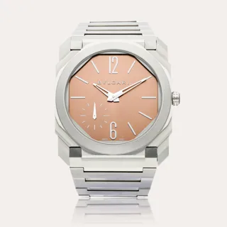 Bulgari Octo Finissimo BGO 40 S XT 46mm Stainless steel Salmon