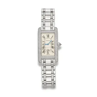 Cartier Tank Américaine 2490 23mm 18k white gold