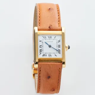 Cartier Tank Louis 780921261 Yellow gold White