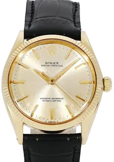 Rolex Oyster Perpetual 34 1005 Yellow gold Golden