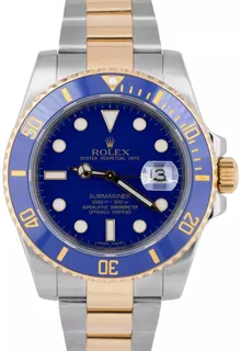 Rolex Submariner 116613LB-0005 Yellow gold and Stainless steel Blue