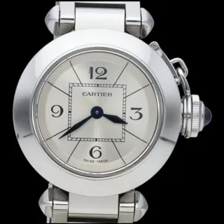 Cartier Pasha 27mm Stainless steel Silver