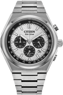 Citizen Zenshin Chrono SUPER TITANIUMu2122 CA4610-85A 42.5mm Super Titanium Silver