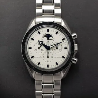 Omega Speedmaster Moonwatch 3575.20.00 White gold and Stainless steel White