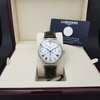 Longines Heritage L2.776.4.21.3 40mm Stainless steel White