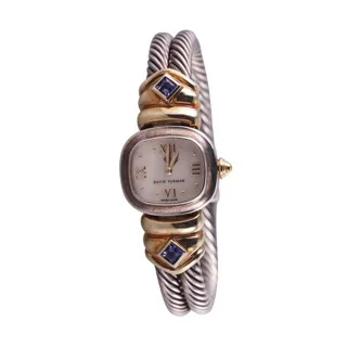 David Yurman T-29897 Silver and 14k yellow gold