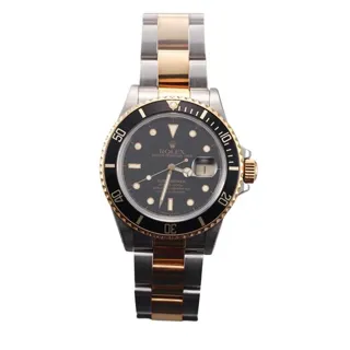 Rolex Submariner 16803 Stainless steel and 18k yellow gold Black